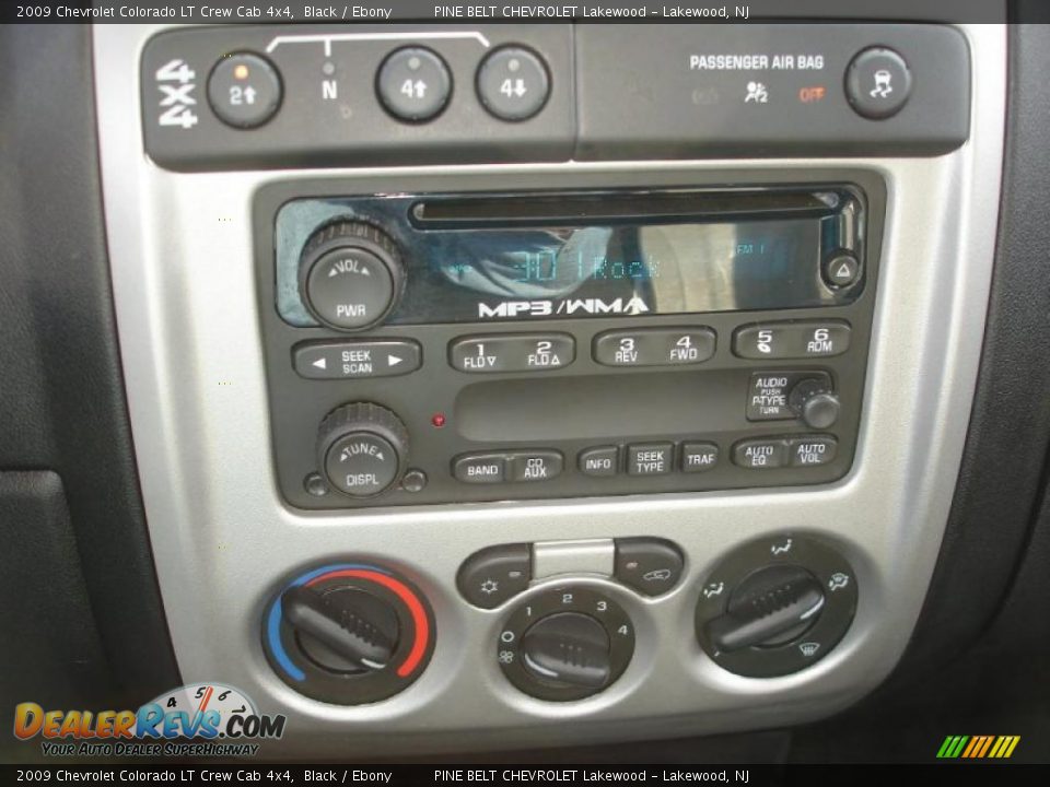 2009 Chevrolet Colorado LT Crew Cab 4x4 Black / Ebony Photo #15