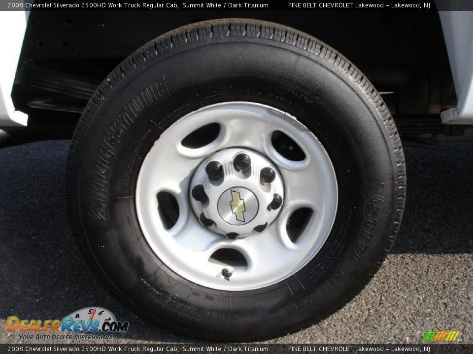 2008 Chevrolet Silverado 2500HD Work Truck Regular Cab Summit White / Dark Titanium Photo #8
