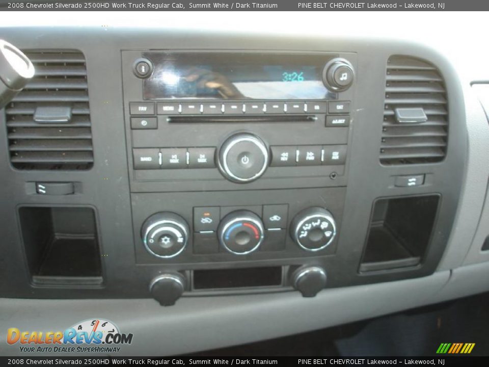 2008 Chevrolet Silverado 2500HD Work Truck Regular Cab Summit White / Dark Titanium Photo #13