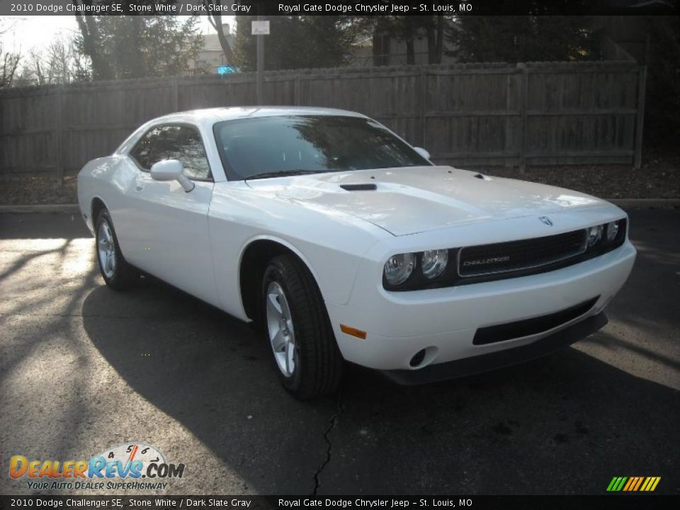 2010 Dodge Challenger SE Stone White / Dark Slate Gray Photo #4
