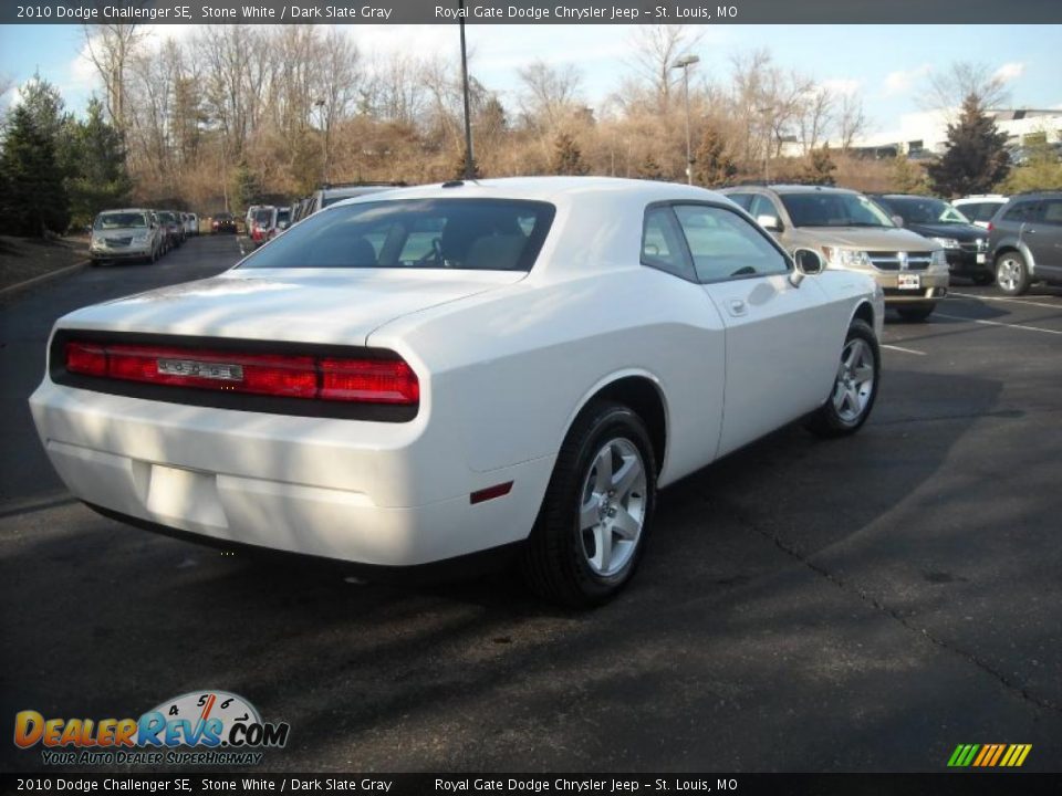 2010 Dodge Challenger SE Stone White / Dark Slate Gray Photo #6