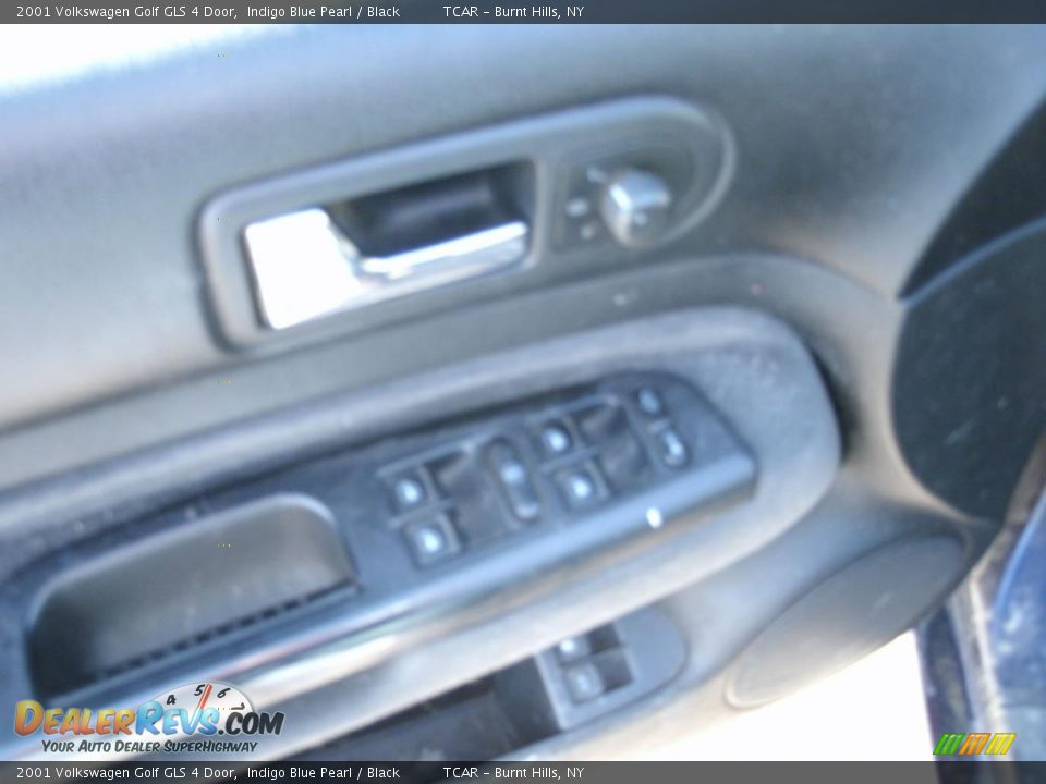 2001 Volkswagen Golf GLS 4 Door Indigo Blue Pearl / Black Photo #7