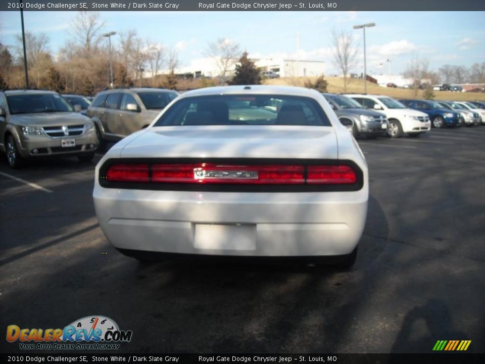 2010 Dodge Challenger SE Stone White / Dark Slate Gray Photo #7