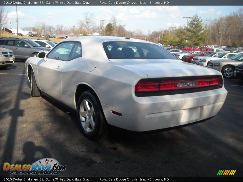 2010 Dodge Challenger SE Stone White / Dark Slate Gray Photo #8