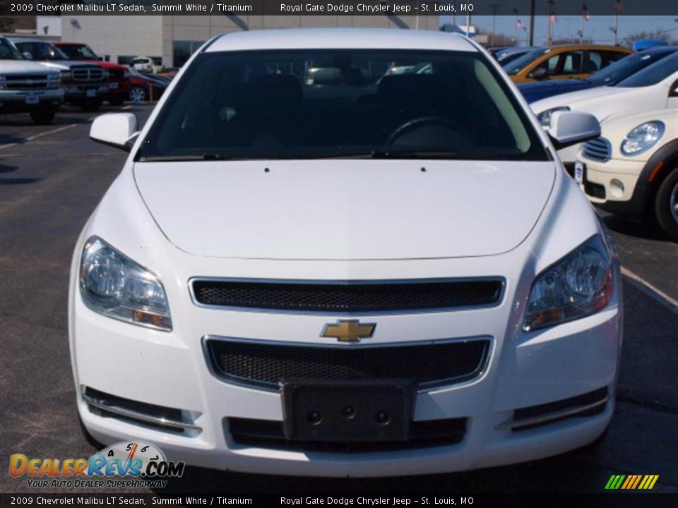 2009 Chevrolet Malibu LT Sedan Summit White / Titanium Photo #8