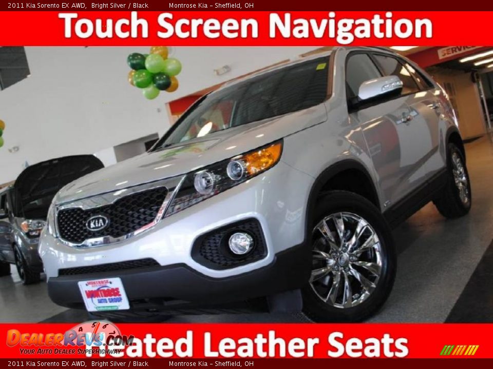 2011 Kia Sorento EX AWD Bright Silver / Black Photo #1