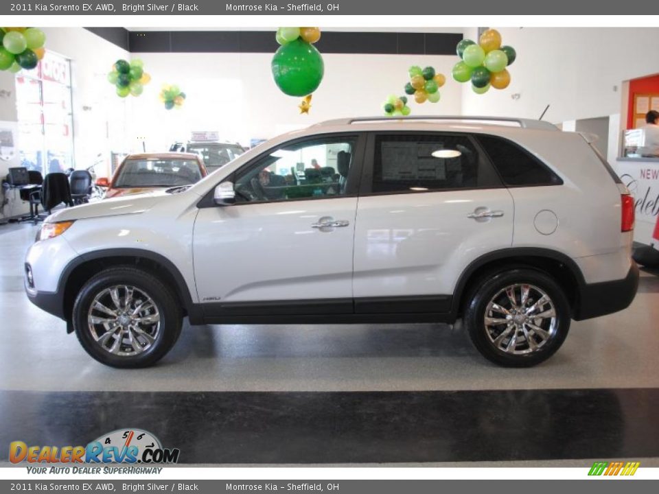 2011 Kia Sorento EX AWD Bright Silver / Black Photo #4