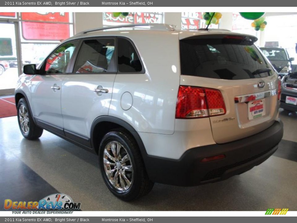 2011 Kia Sorento EX AWD Bright Silver / Black Photo #5