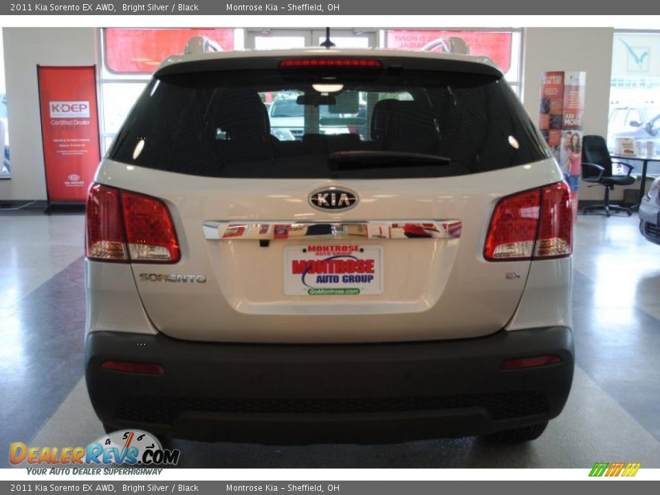 2011 Kia Sorento EX AWD Bright Silver / Black Photo #6