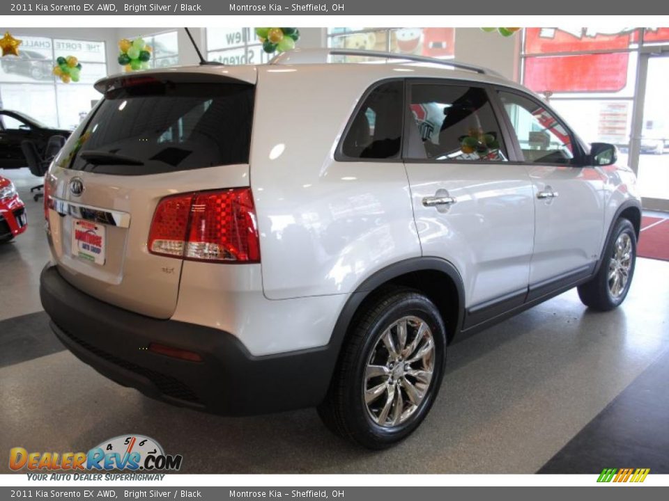 2011 Kia Sorento EX AWD Bright Silver / Black Photo #8