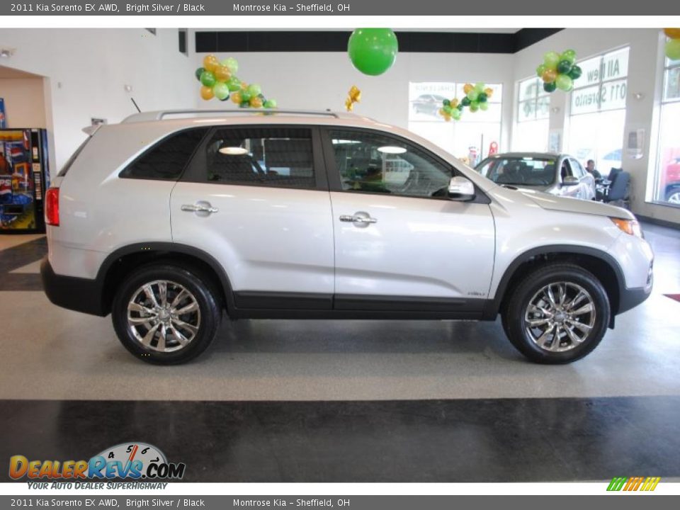 2011 Kia Sorento EX AWD Bright Silver / Black Photo #9