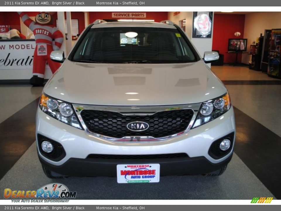 2011 Kia Sorento EX AWD Bright Silver / Black Photo #11