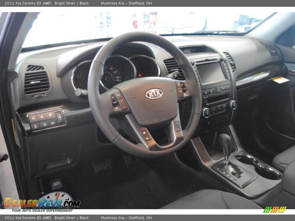 2011 Kia Sorento EX AWD Bright Silver / Black Photo #14