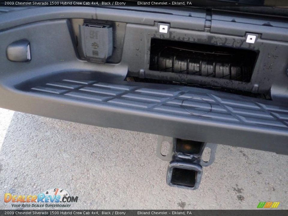 2009 Chevrolet Silverado 1500 Hybrid Crew Cab 4x4 Black / Ebony Photo #11