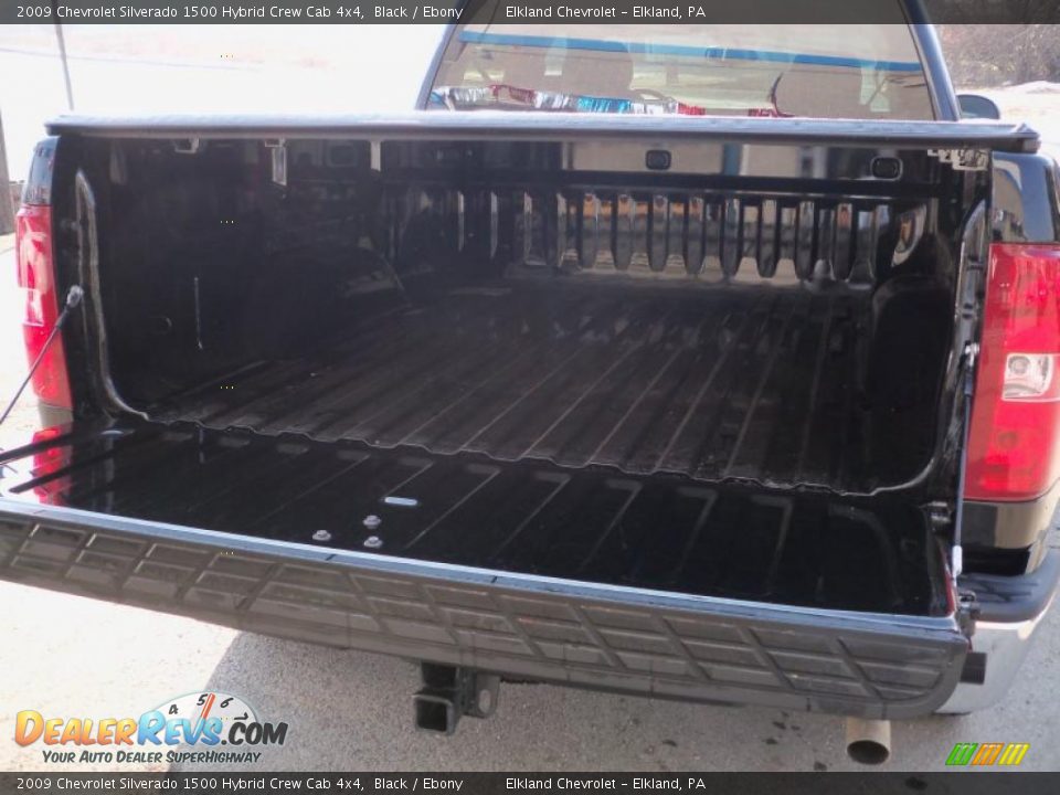 2009 Chevrolet Silverado 1500 Hybrid Crew Cab 4x4 Black / Ebony Photo #13
