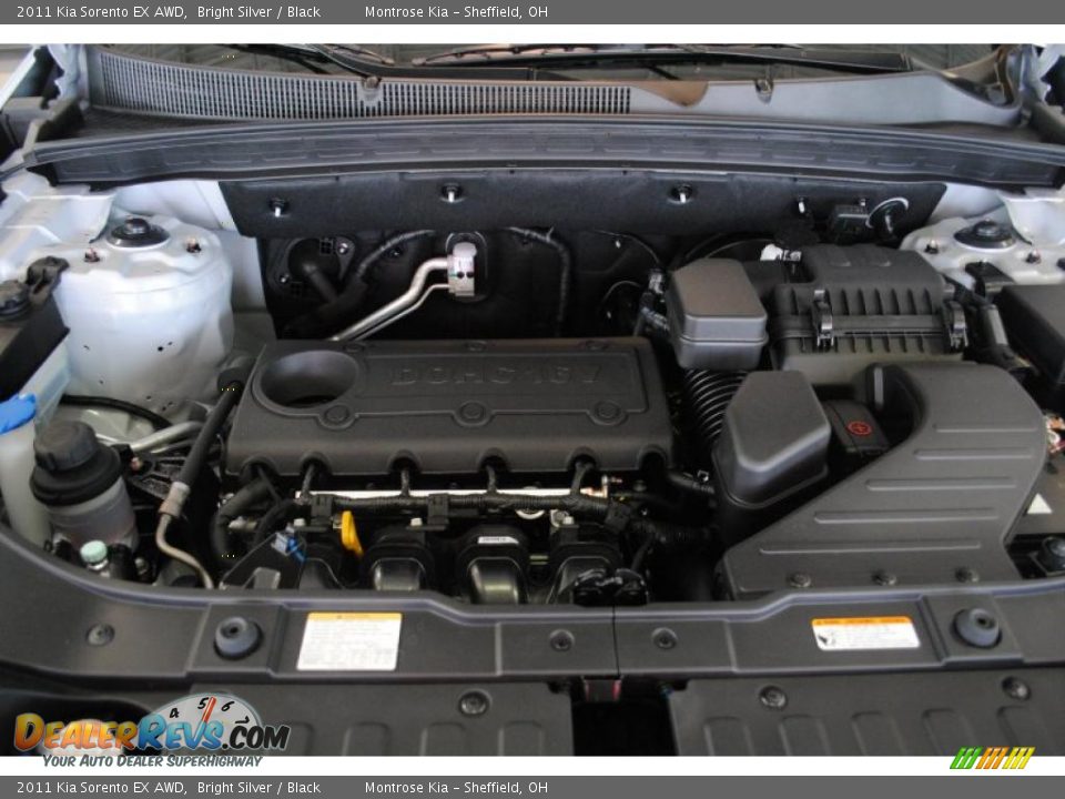 2011 Kia Sorento EX AWD Bright Silver / Black Photo #24