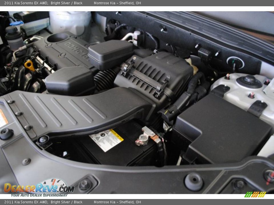 2011 Kia Sorento EX AWD Bright Silver / Black Photo #26