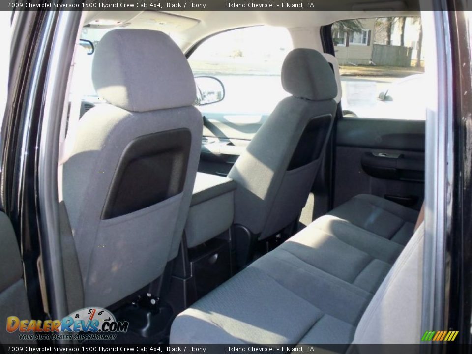 2009 Chevrolet Silverado 1500 Hybrid Crew Cab 4x4 Black / Ebony Photo #17