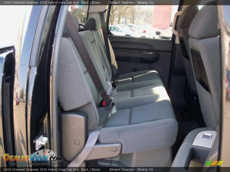 2009 Chevrolet Silverado 1500 Hybrid Crew Cab 4x4 Black / Ebony Photo #19