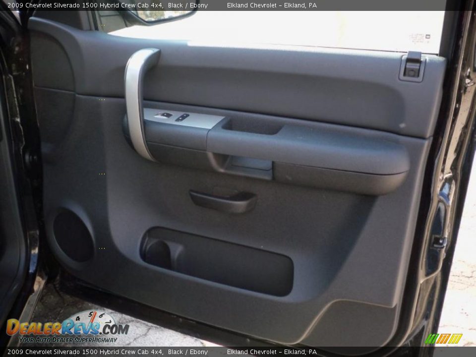 2009 Chevrolet Silverado 1500 Hybrid Crew Cab 4x4 Black / Ebony Photo #20