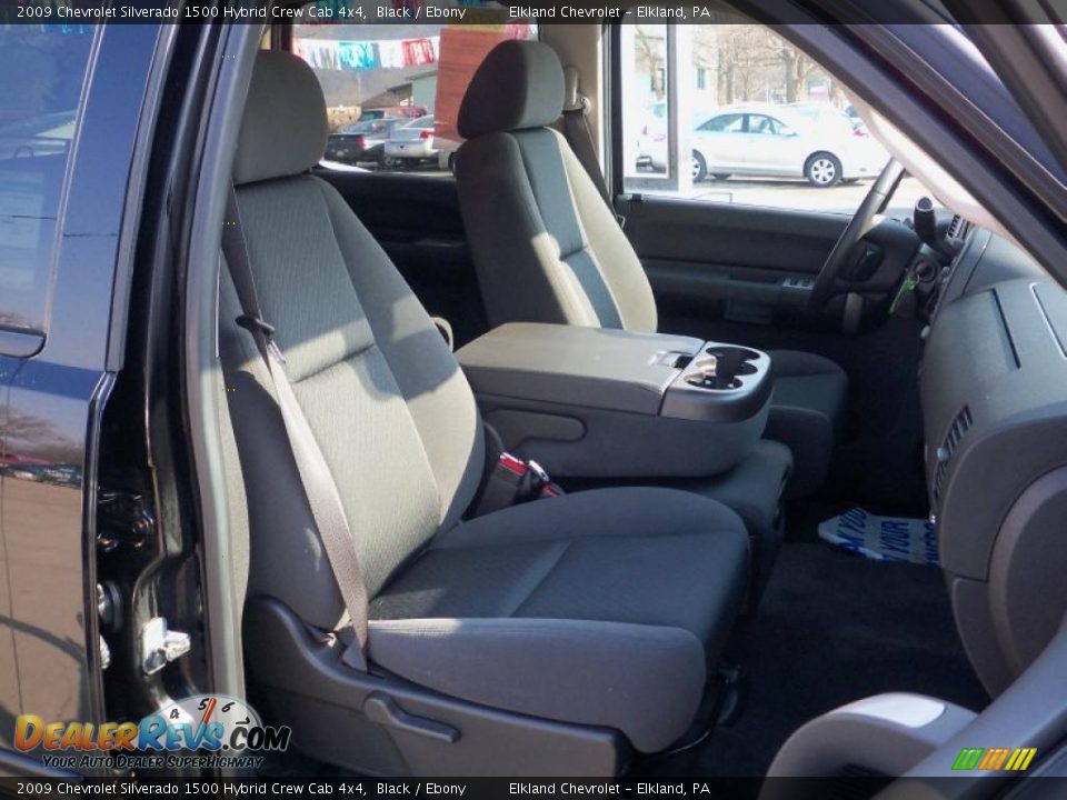 2009 Chevrolet Silverado 1500 Hybrid Crew Cab 4x4 Black / Ebony Photo #21