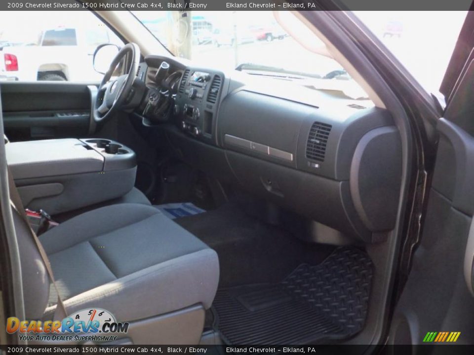 2009 Chevrolet Silverado 1500 Hybrid Crew Cab 4x4 Black / Ebony Photo #22