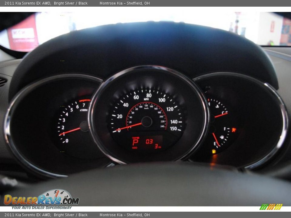 2011 Kia Sorento EX AWD Bright Silver / Black Photo #36