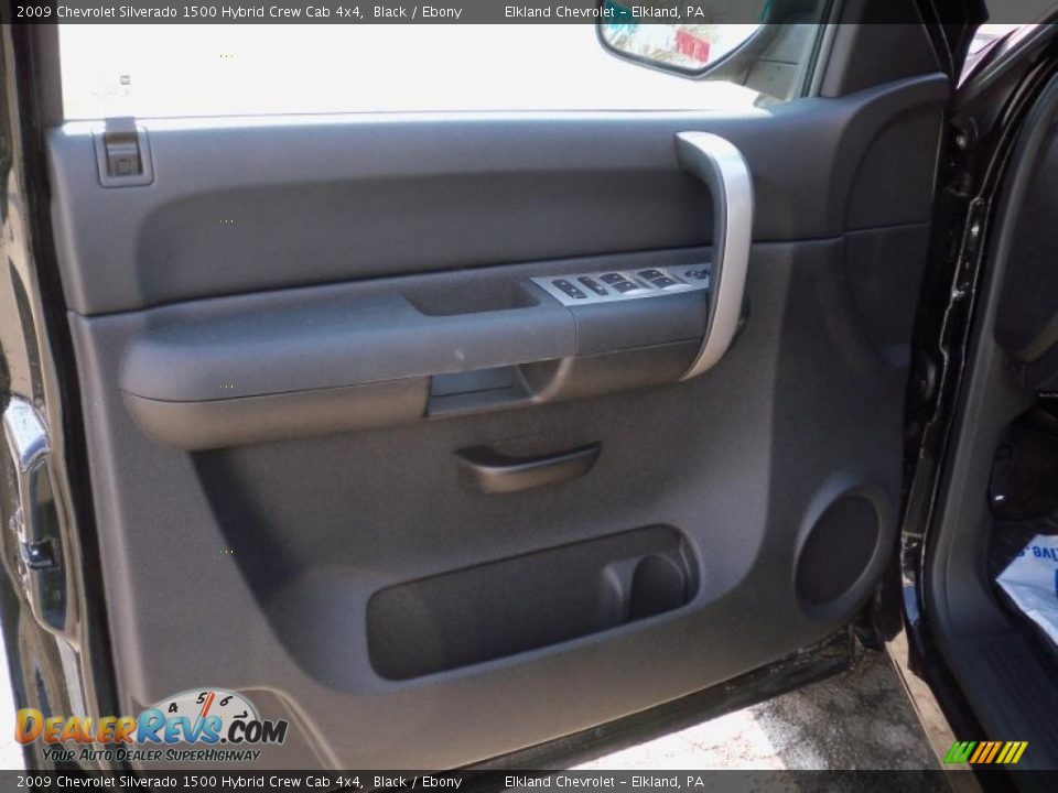 2009 Chevrolet Silverado 1500 Hybrid Crew Cab 4x4 Black / Ebony Photo #23