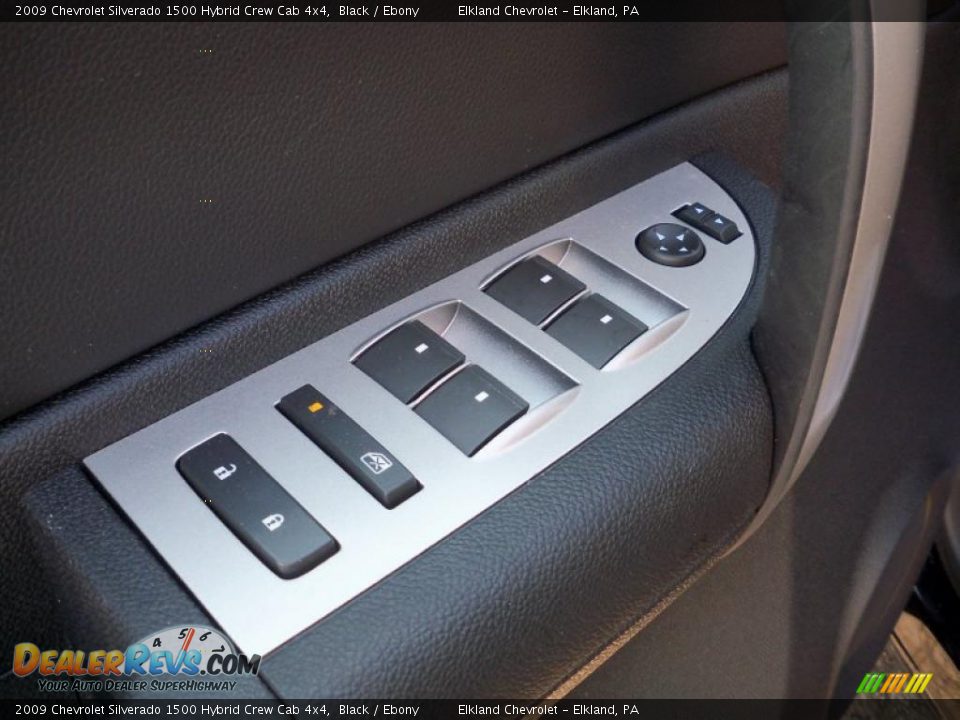2009 Chevrolet Silverado 1500 Hybrid Crew Cab 4x4 Black / Ebony Photo #24