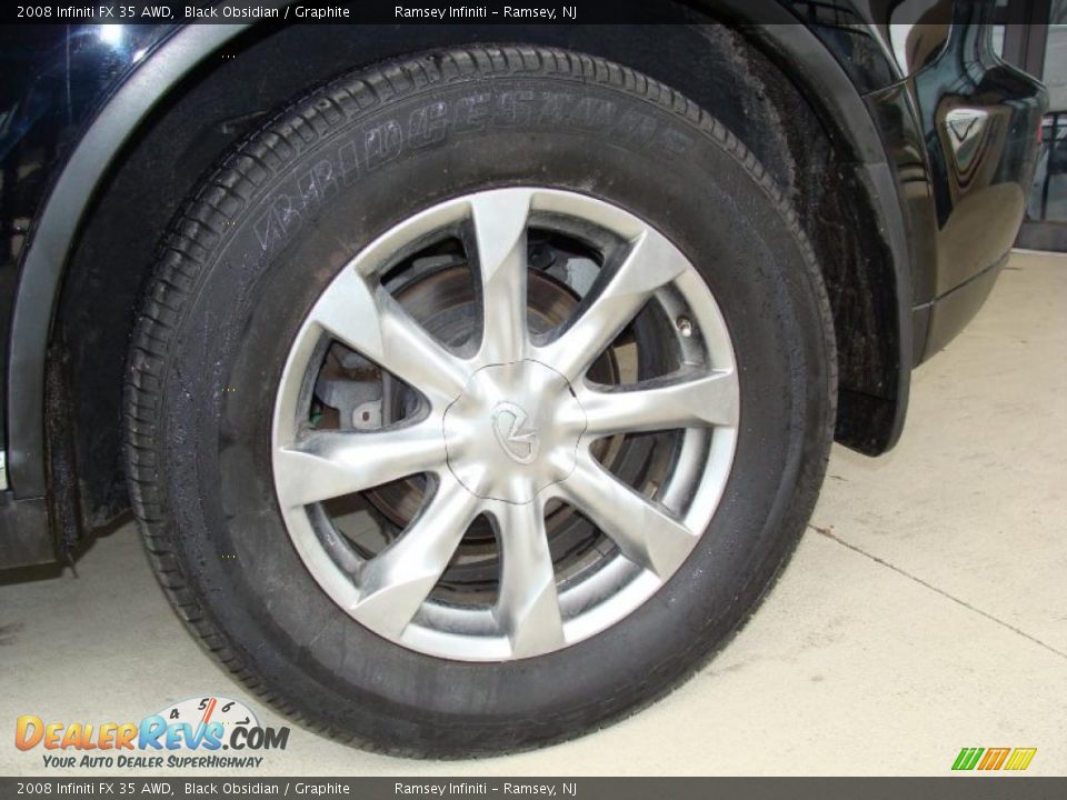 2008 Infiniti FX 35 AWD Black Obsidian / Graphite Photo #4