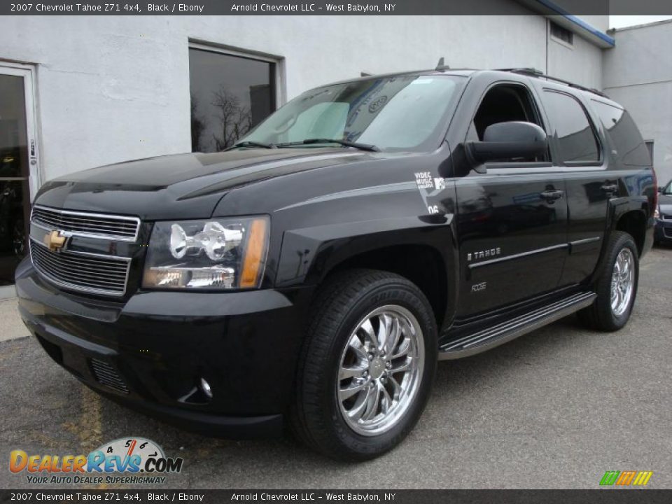 2007 Chevrolet Tahoe Z71 4x4 Black / Ebony Photo #1
