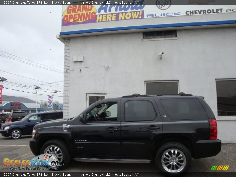 2007 Chevrolet Tahoe Z71 4x4 Black / Ebony Photo #3