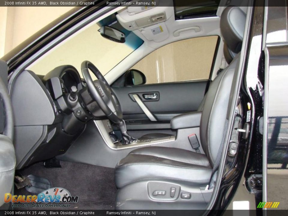 2008 Infiniti FX 35 AWD Black Obsidian / Graphite Photo #8