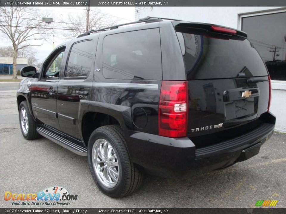 2007 Chevrolet Tahoe Z71 4x4 Black / Ebony Photo #4