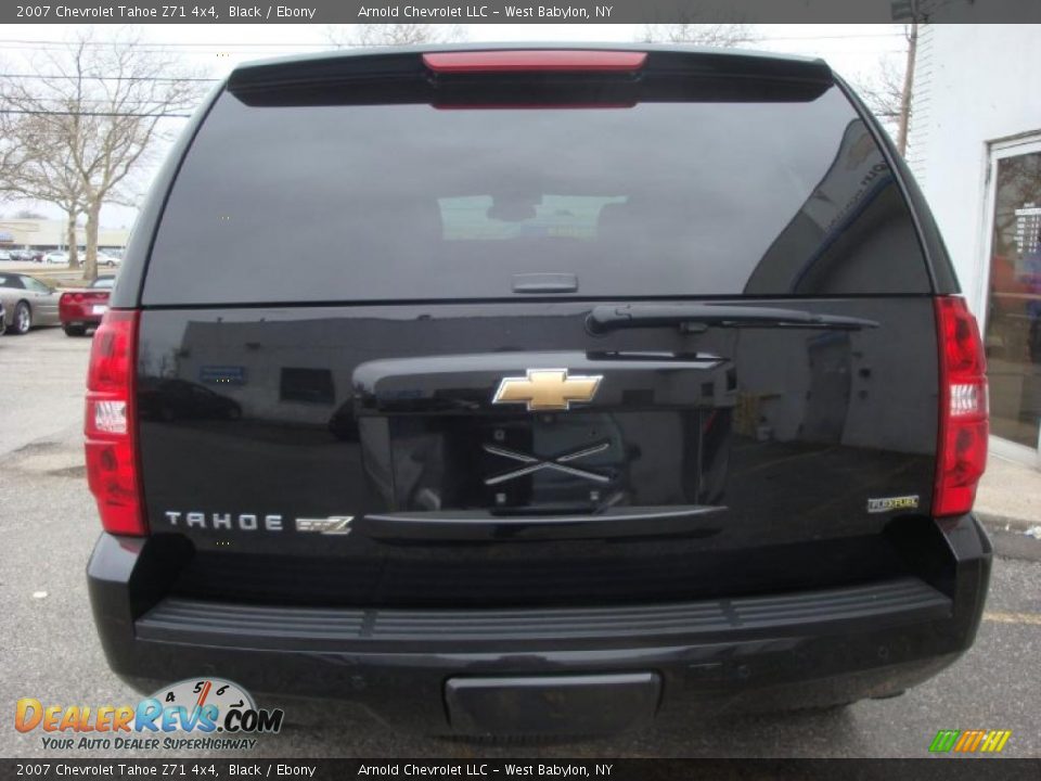 2007 Chevrolet Tahoe Z71 4x4 Black / Ebony Photo #5