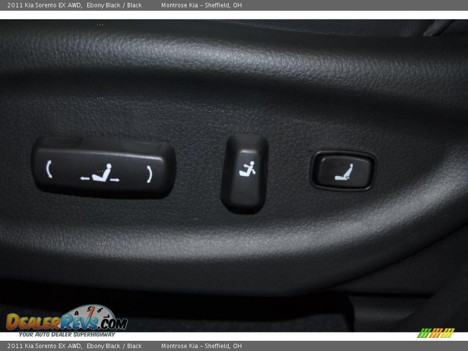 2011 Kia Sorento EX AWD Ebony Black / Black Photo #16