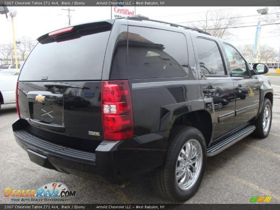 2007 Chevrolet Tahoe Z71 4x4 Black / Ebony Photo #6