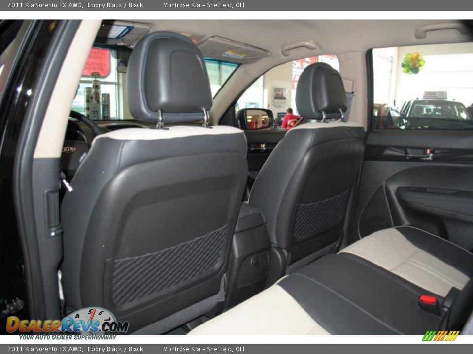 2011 Kia Sorento EX AWD Ebony Black / Black Photo #17