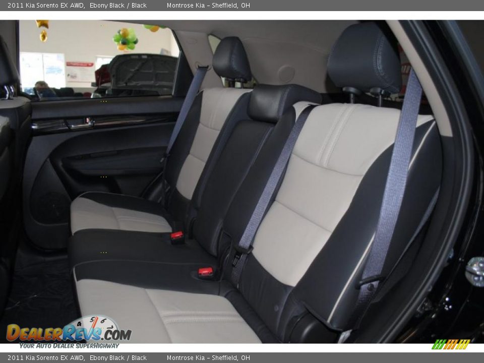 2011 Kia Sorento EX AWD Ebony Black / Black Photo #18