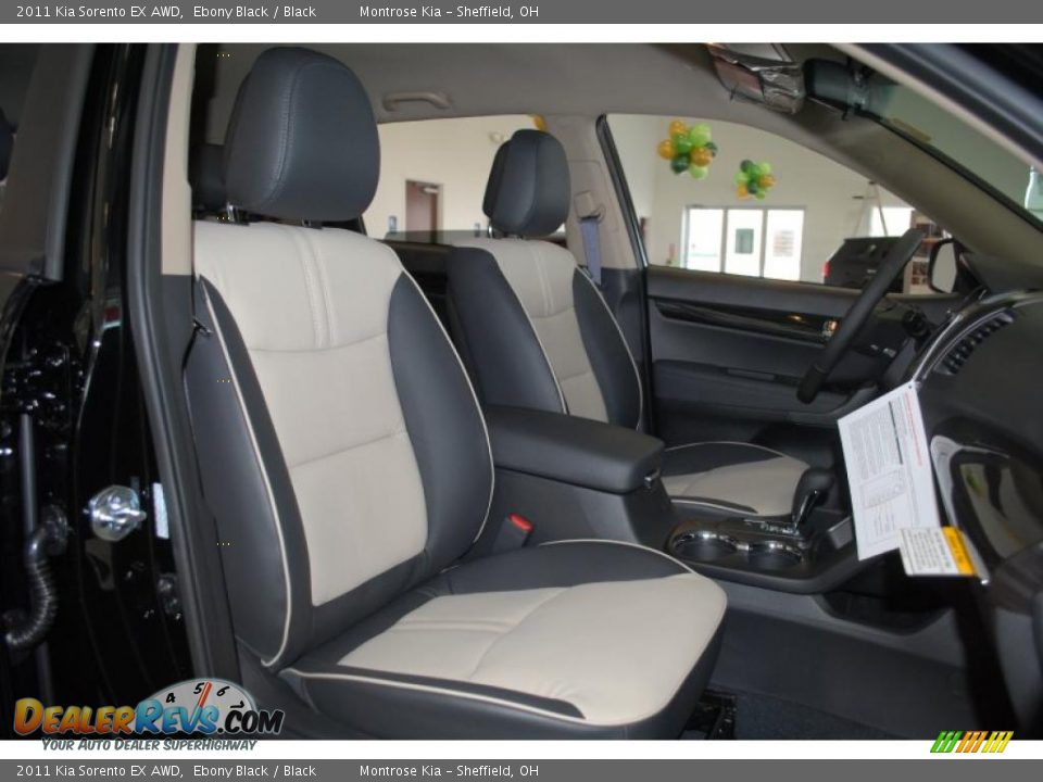 2011 Kia Sorento EX AWD Ebony Black / Black Photo #21