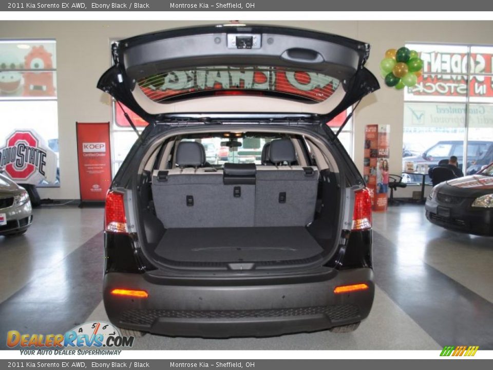 2011 Kia Sorento EX AWD Ebony Black / Black Photo #26