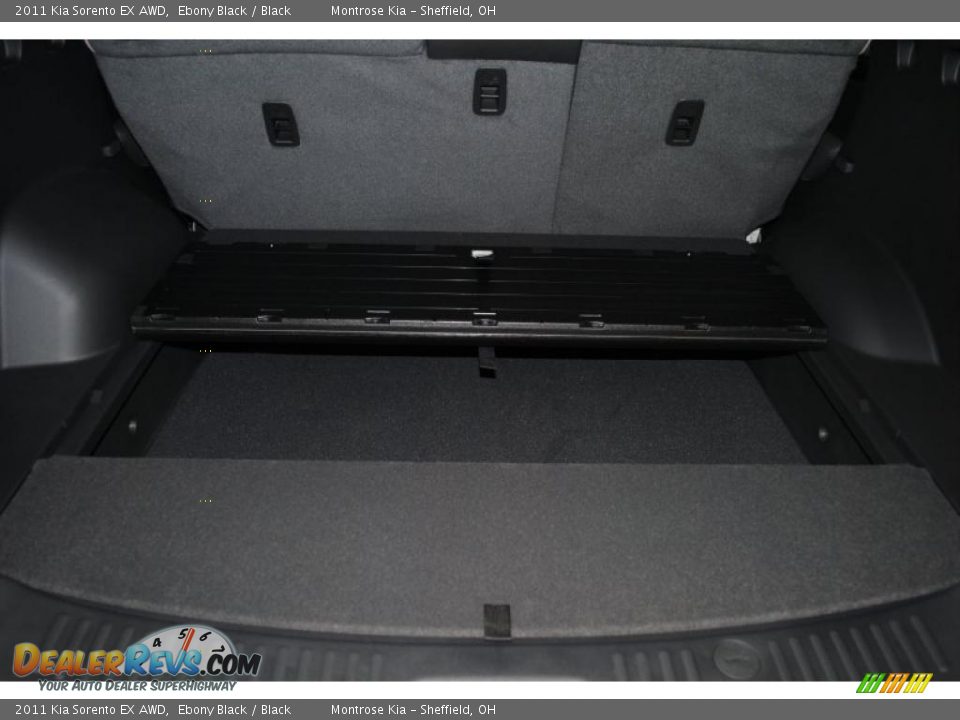 2011 Kia Sorento EX AWD Ebony Black / Black Photo #28