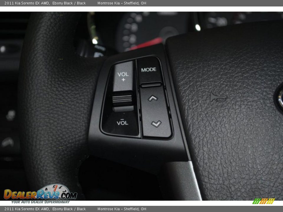 2011 Kia Sorento EX AWD Ebony Black / Black Photo #32