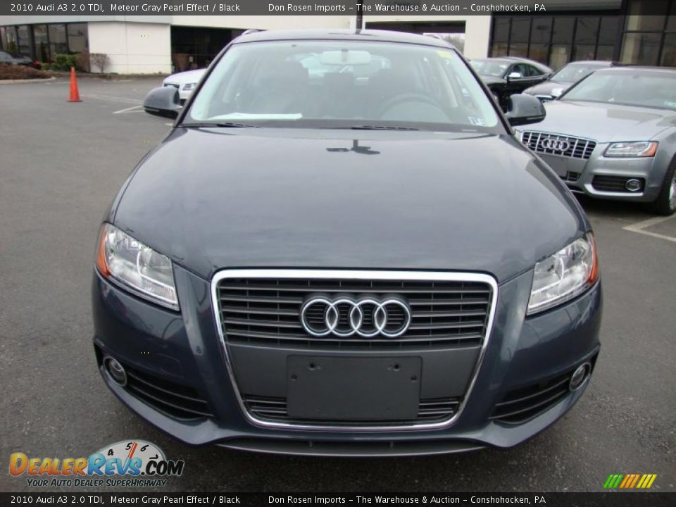 2010 Audi A3 2.0 TDI Meteor Gray Pearl Effect / Black Photo #3