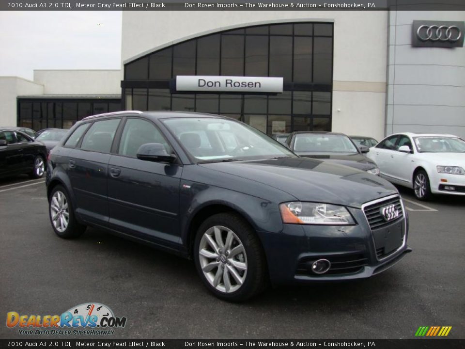 2010 Audi A3 2.0 TDI Meteor Gray Pearl Effect / Black Photo #5