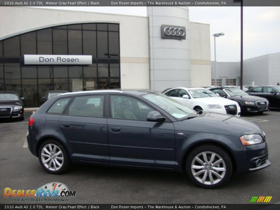 2010 Audi A3 2.0 TDI Meteor Gray Pearl Effect / Black Photo #6