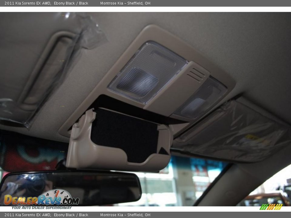 2011 Kia Sorento EX AWD Ebony Black / Black Photo #36