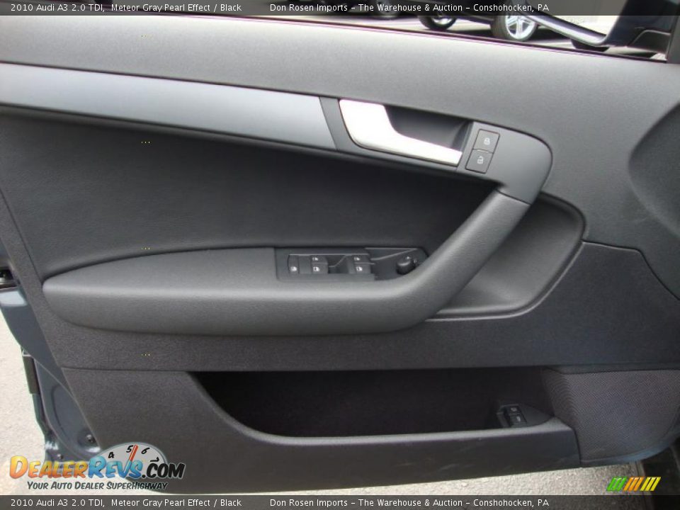 2010 Audi A3 2.0 TDI Meteor Gray Pearl Effect / Black Photo #13