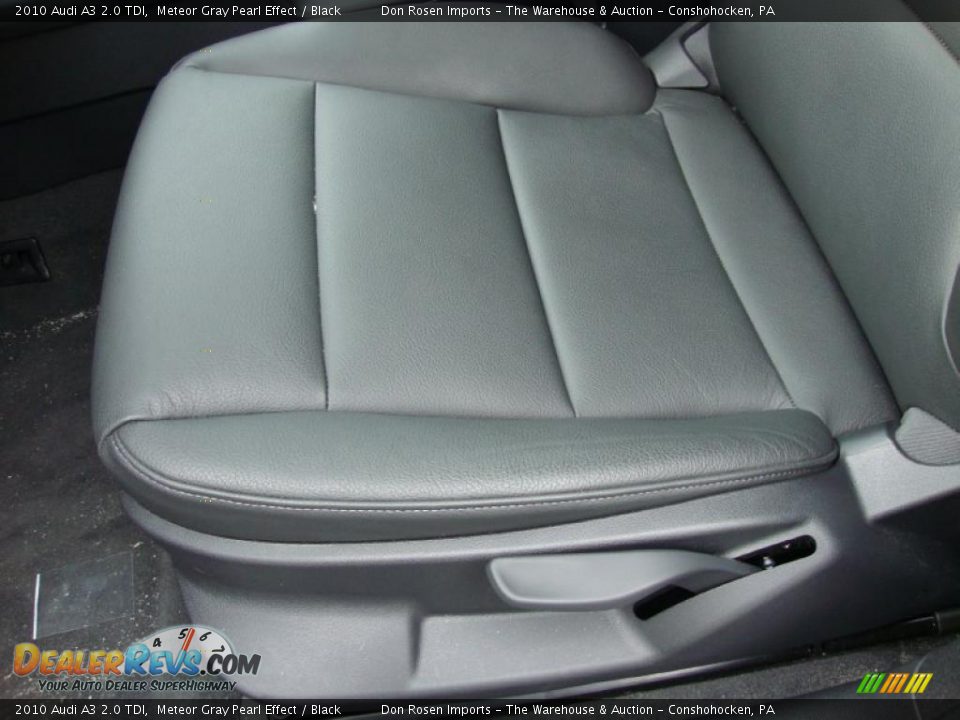 2010 Audi A3 2.0 TDI Meteor Gray Pearl Effect / Black Photo #15