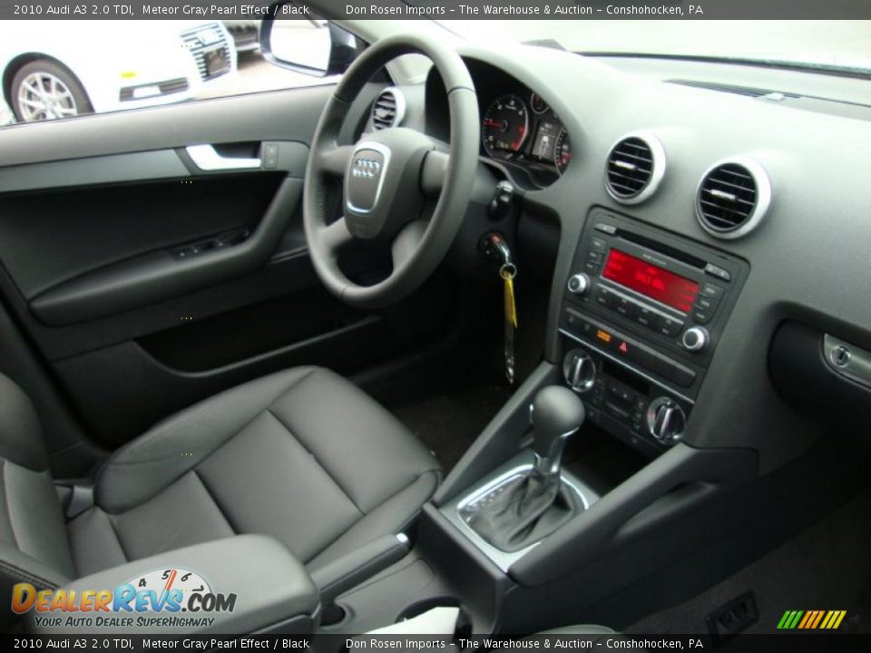 2010 Audi A3 2.0 TDI Meteor Gray Pearl Effect / Black Photo #18